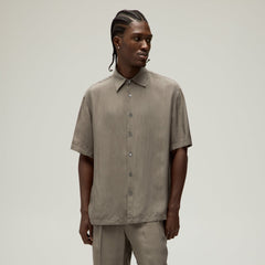Giorgio Armani & Kith Silky Short Sleeve Button Up - Gravel