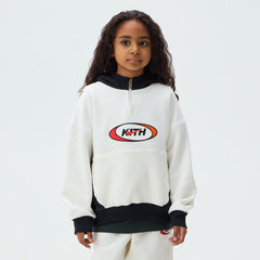 Kith Kids for Nike Quarter Zip Hoodie - Sail