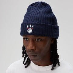 Kith & New Era for the New York Knicks Knit Beanie - Nocturnal