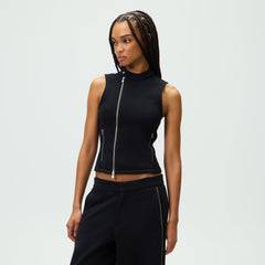 Kith Women Wrena Fleece Shell Tank - Black