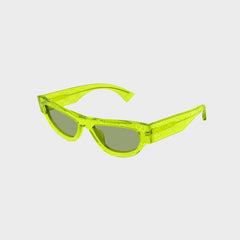 Gucci GG Cat-Eye Sunglasses - Green / Green