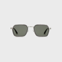 Gucci GG2074S Square Frame Sunglasses - Silver / Grey