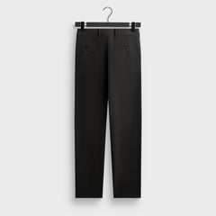 Giorgio Armani & Kith &Kin Milano Crepe Flat Front Trouser - Black