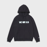 vowels Blur Hoodie - Black