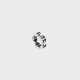Hoorsenbuhs Dame Classic Tri-Link Ring - Sterling Silver