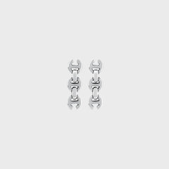 Hoorsenbuhs Toggle Stud Earrings - Silver