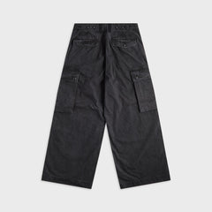 CDG Homme Wide Leg Utility Trousers - Black