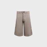 Isa Boulder Relaxed Macrame Pants - Light Grey