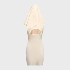 Isa Boulder Lowhood Mini Dress - Ivory