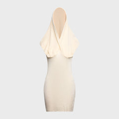 Isa Boulder Lowhood Mini Dress - Ivory
