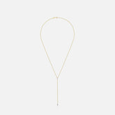 Isa Grutman Marquis Lariat Necklace 14K Gold - Yellow Gold