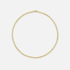 Isa Grutman Cuban Chain Necklace - Yellow Gold
