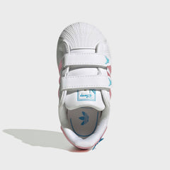 adidas x Disney TD Superstar II - Cloud White / Light Pink / Lucid Aquamarine