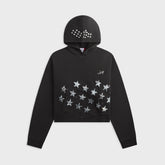 Jordan M J IH Crop Hoodie - Black
