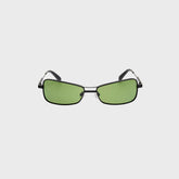 Jacquemus Statzione Sunglasses - Black / Green