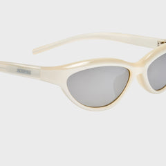 Jacquemus Curvo Frames - Metallic Pearl / Silver