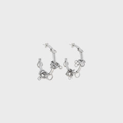 Justine Clenquet Fiona Earrings - Palladium