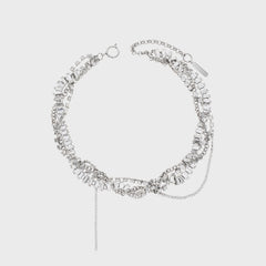 Justine Clenquet Grace Choker - Palladium