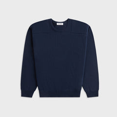 Jil Sander Panelled Crewneck Sweater - Nightfall