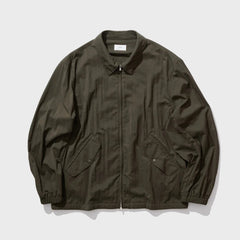 ATON Mat Airly Nylon Flight Jacket - Khaki