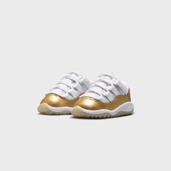 Jordan TD Jordan 11 Retro Low - White / Metallic Gold