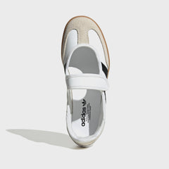 adidas J Samba Jane - White / Alumina / Core Black