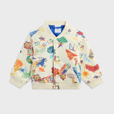 Kith Baby NY Sketchbook Varsity Jacket - Sandrift