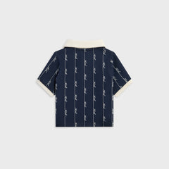 Kith Baby Script Knit Tilden Polo - Nocturnal