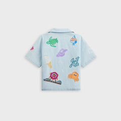 Kith Baby Novelty Thompson Camp Shirt - Light Indigo