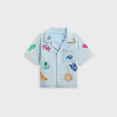 Kith Baby Novelty Thompson Camp Shirt - Light Indigo