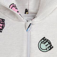 Kith Baby Cheeky Gumball Nelson Coverall - Light Heather Grey