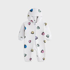 Kith Baby Cheeky Gumball Nelson Coverall - Light Heather Grey