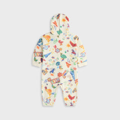 Kith Baby NY Sketchbook Nelson Coverall - Sandrift