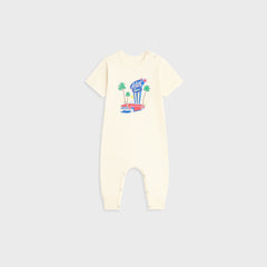 Kith Baby Drive-In Tee Coverall - Silk