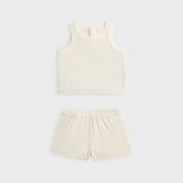 Kith Baby Monogram Terry Tank Set - Silk