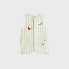 Kith Baby Embroidered Odin Shortall Set - Sage