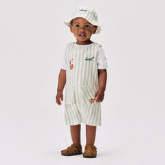 Kith Baby Embroidered Odin Shortall Set - Sage
