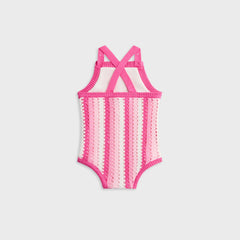 Kith Baby Open Knit Romper - Canna