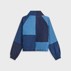 Kith Kids Patchwork Denim Milo Track Jacket - Multi