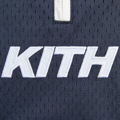 Kith Kids Linden Quarter Zip Mesh Polo - Nocturnal