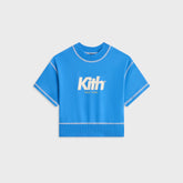 Kith Kids Short Sleeve Nelson Crewneck - Cobalt
