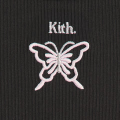 Kith Kids Mulberry Ruched Rib Tee - Black