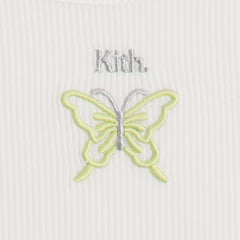 Kith Kids Mulberry Ruched Rib Tee - White
