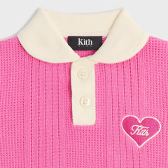 Kith Kids Teagen II Cropped Polo - Daphne
