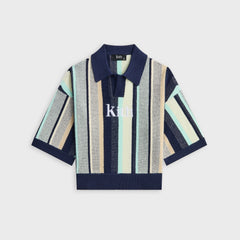Kith Kids Striped Nelson Short Sleeve - Mykonos