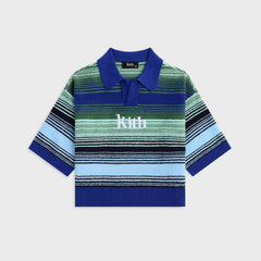 Kith Kids Striped Nelson Short Sleeve - Celeste