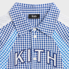 Kith Kids Color-Blocked Gingham Apollo Shirt - Layer