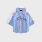 Kith Kids Color-Blocked Gingham Apollo Shirt - Layer
