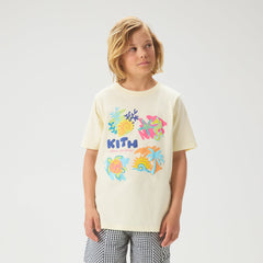 Kith Kids Seaside Souvenir Tee - Straw