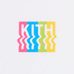 Kith Kids Warp Logo Graphic Tee - White